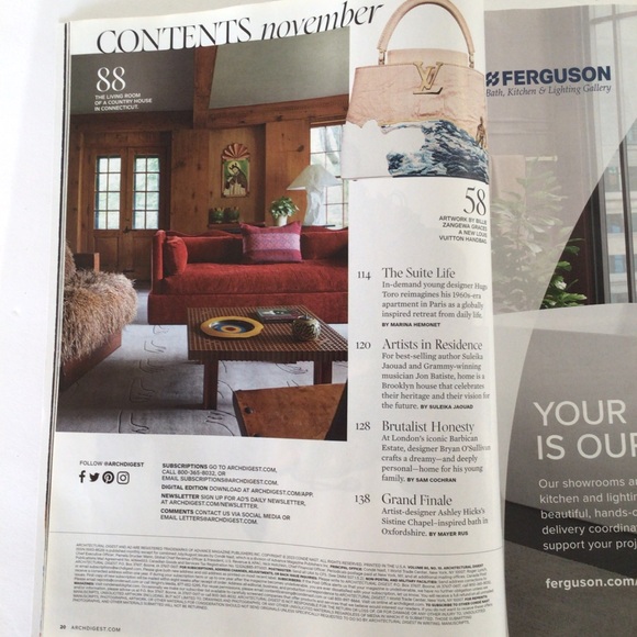 ARCHITECTURAL DIGEST NEVER READ NOVEMBER 2023 ISSUE NWT - Picture 6 of 7